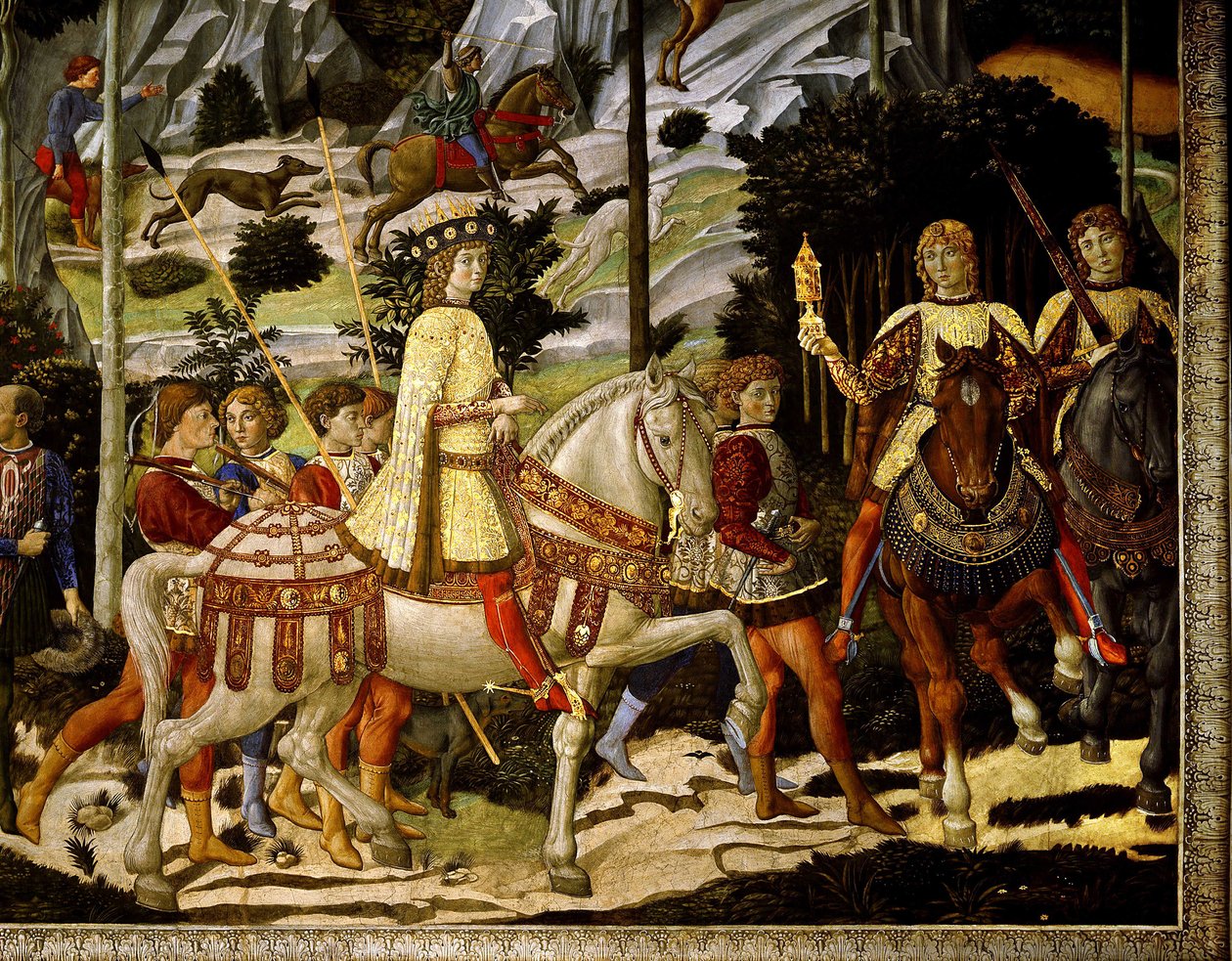 贤士国王的旅行 作者 Benozzo di Les di Sandro Gozzoli