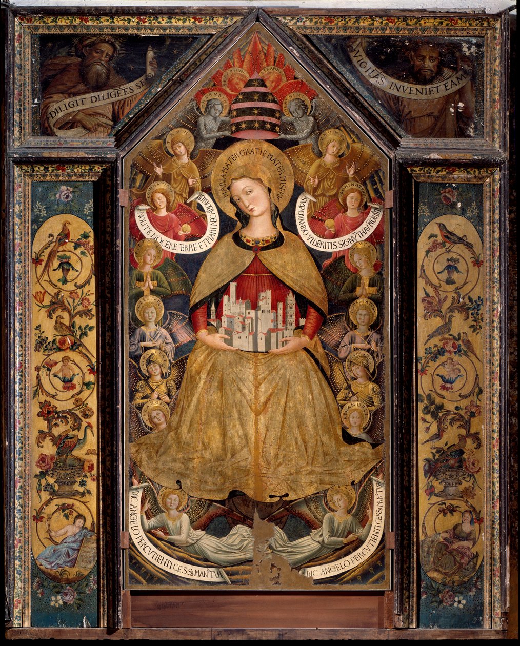 天使的圣母（板面油画 作者 Benozzo di Les di Sandro Gozzoli