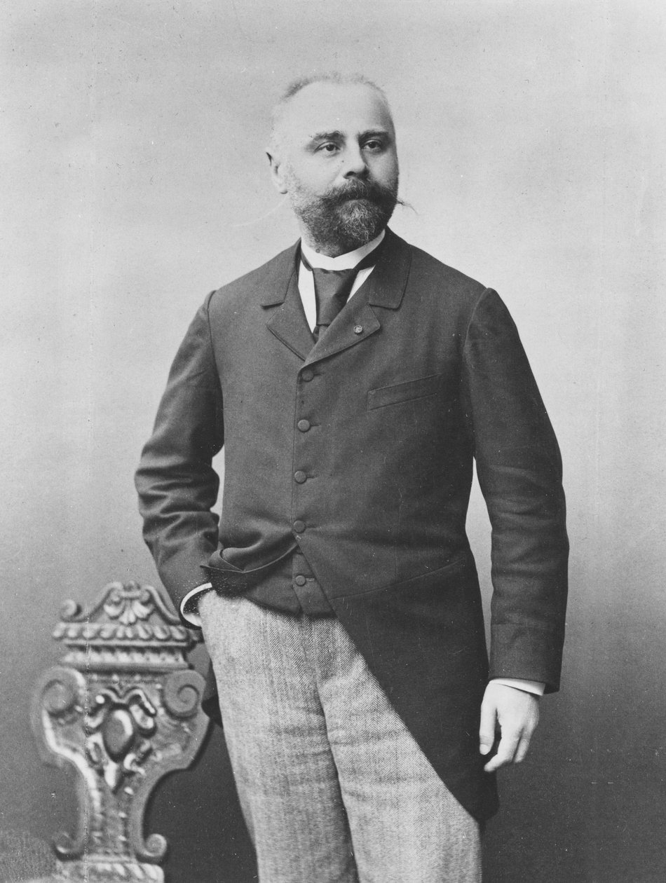 Albert Grodet的肖像，1893年 作者 Benque工作室