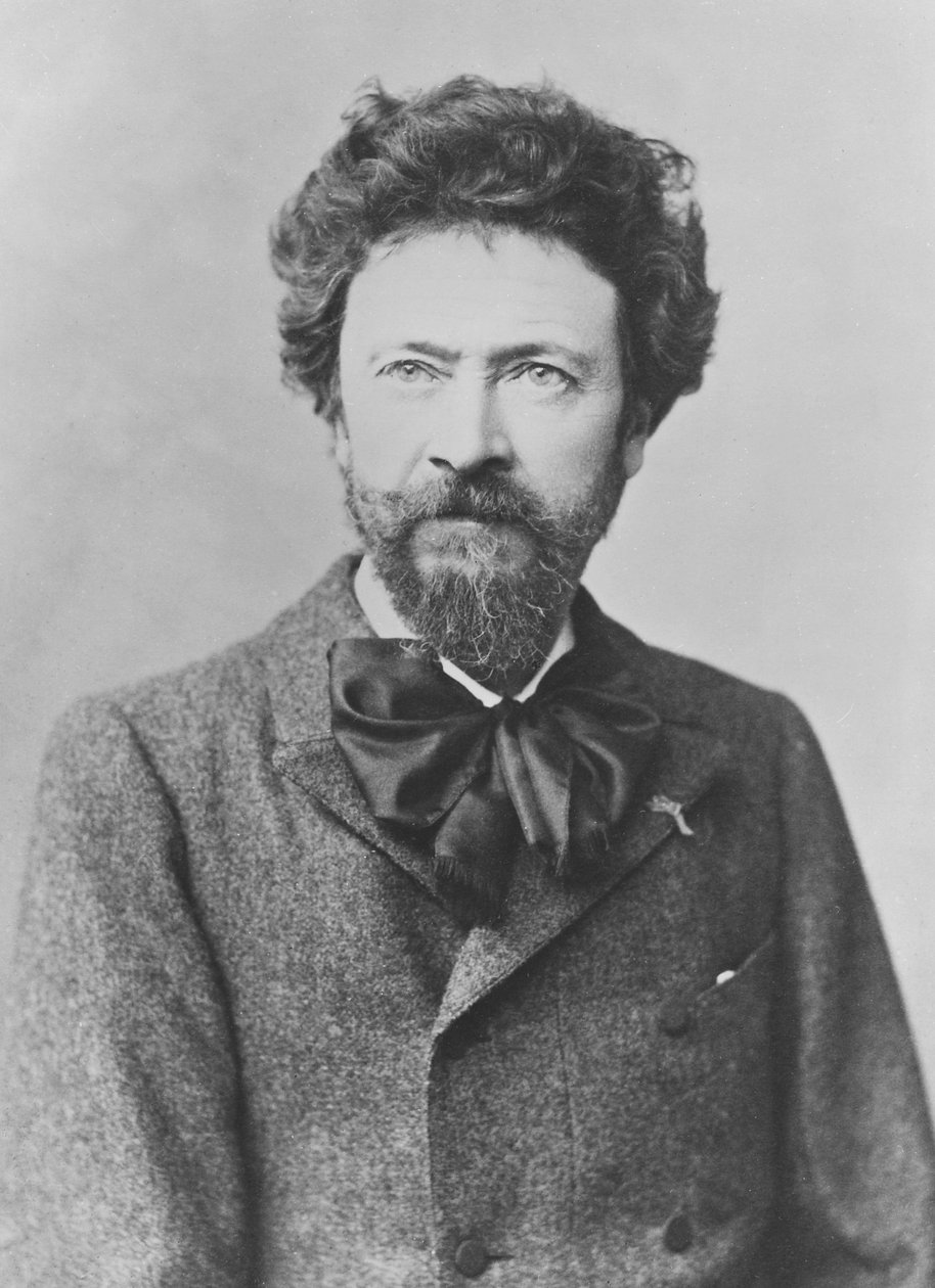 Charles Henri Pille的肖像 作者 Benque工作室