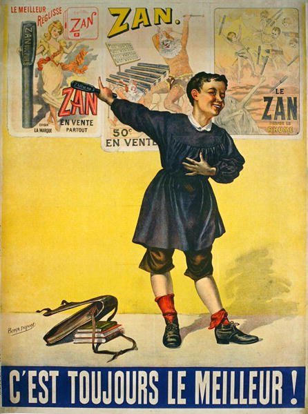 广告 "Zan "甘草的海报 作者 本萨杜邦