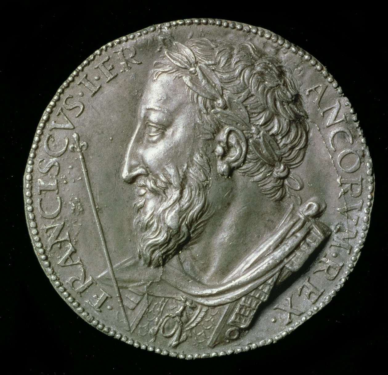 CM.36-1967弗朗西斯一世的瓦卢瓦，法国国王（1515-47）uniface，1537（领导） 作者 本韦努托·切利尼