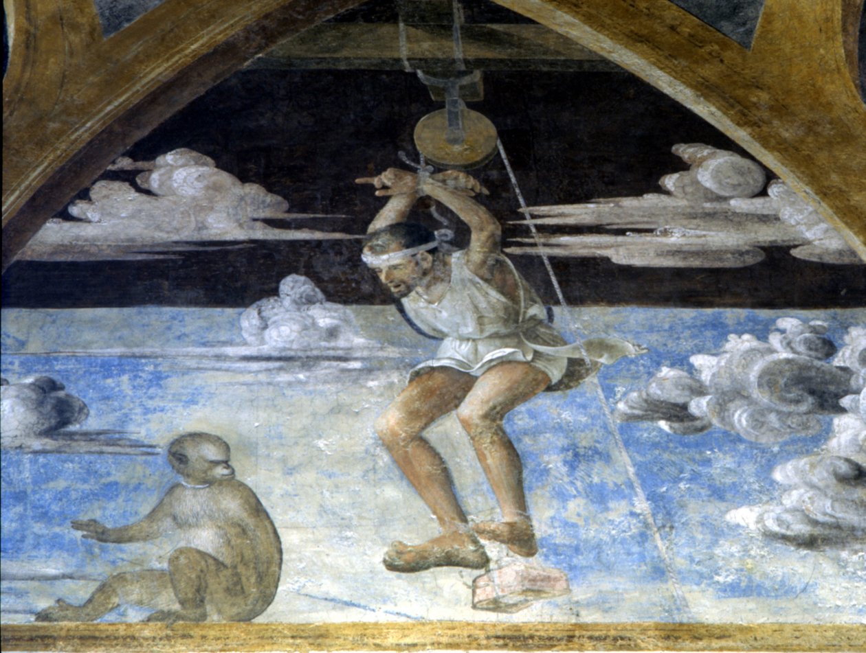 Butinone 和 B. Zanale 的壁画，位于米兰 Gessate 的 S. Pietro 教堂。 作者 Bernadino 和 Zenale B. Butinone