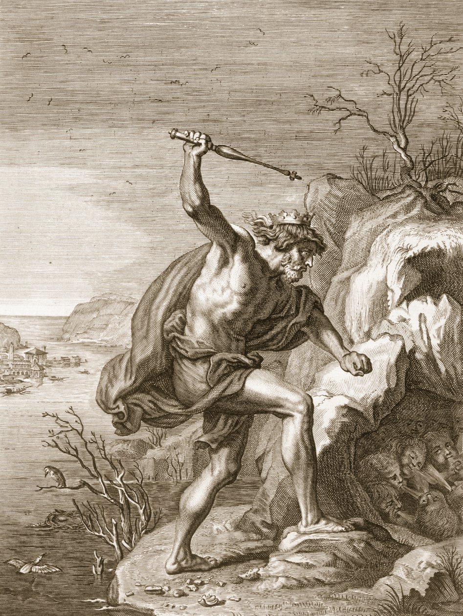 Alcyone和Ceux在1730年转变为鸟类 作者 伯纳德·皮卡特