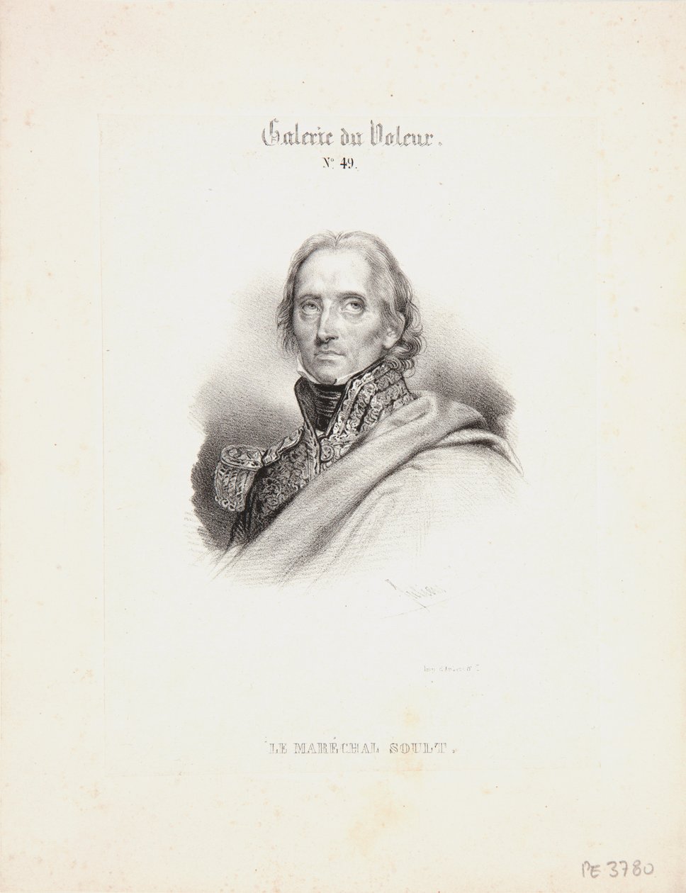 Marshal Soult，1840年 作者 伯纳德·罗曼·朱利安