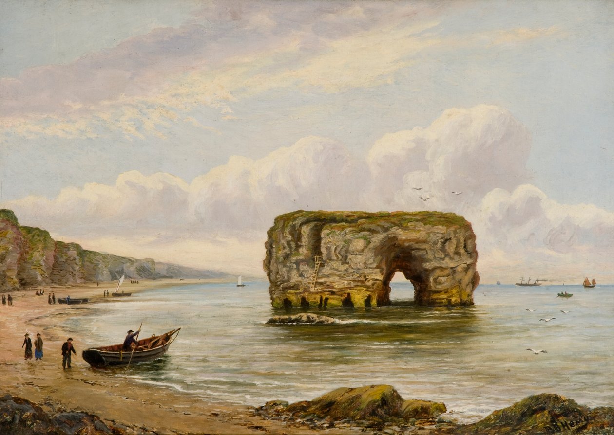Marsden Rock，1880-1900 作者 伯纳德·本尼迪克特·海米