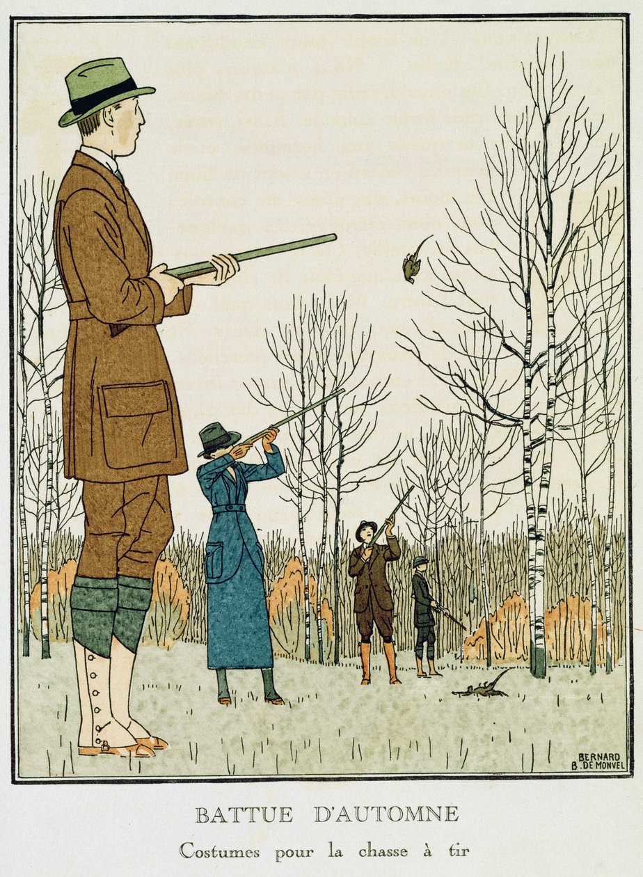 秋笋》，约 1912-13 年（石版画） 作者 Bernard Boutet de Monvel