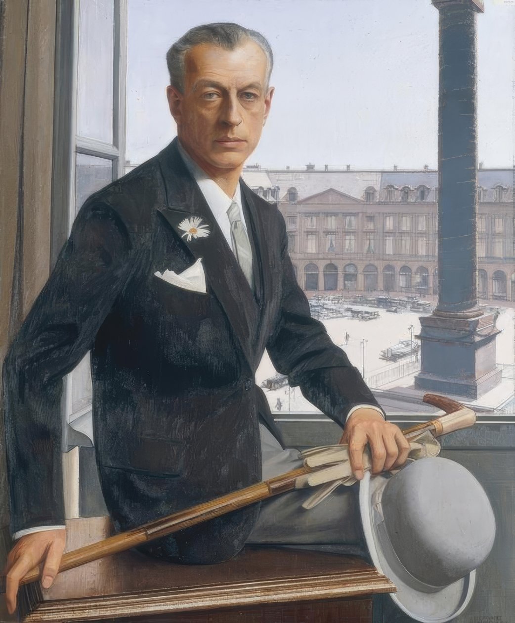Autoportrait à la place Vendôme 作者 Bernard Boutet de Monvel