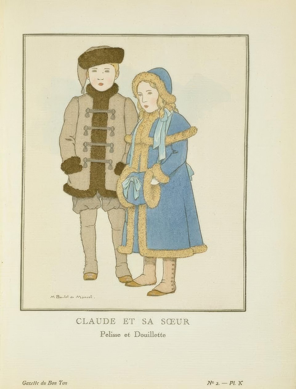 Claude et sa soeur - Pelisse et Douilette 作者 Bernard Boutet de Monvel