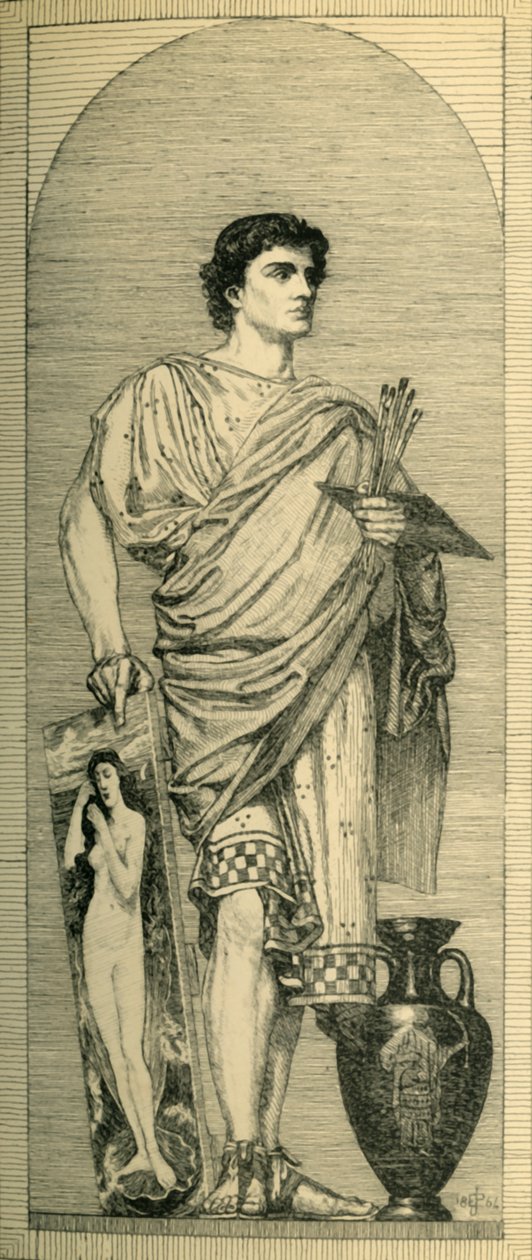 Apelles：马赛克设计，c1864，1881。 作者 伯纳德·科利尔