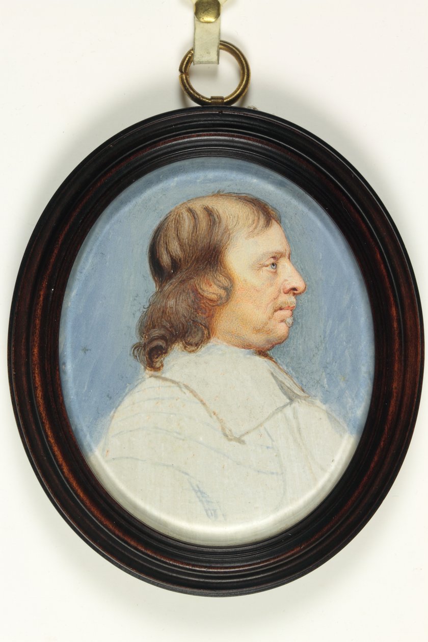 Oliver Cromwell (watercolor on ivory) 作者 伯纳德三世镜头