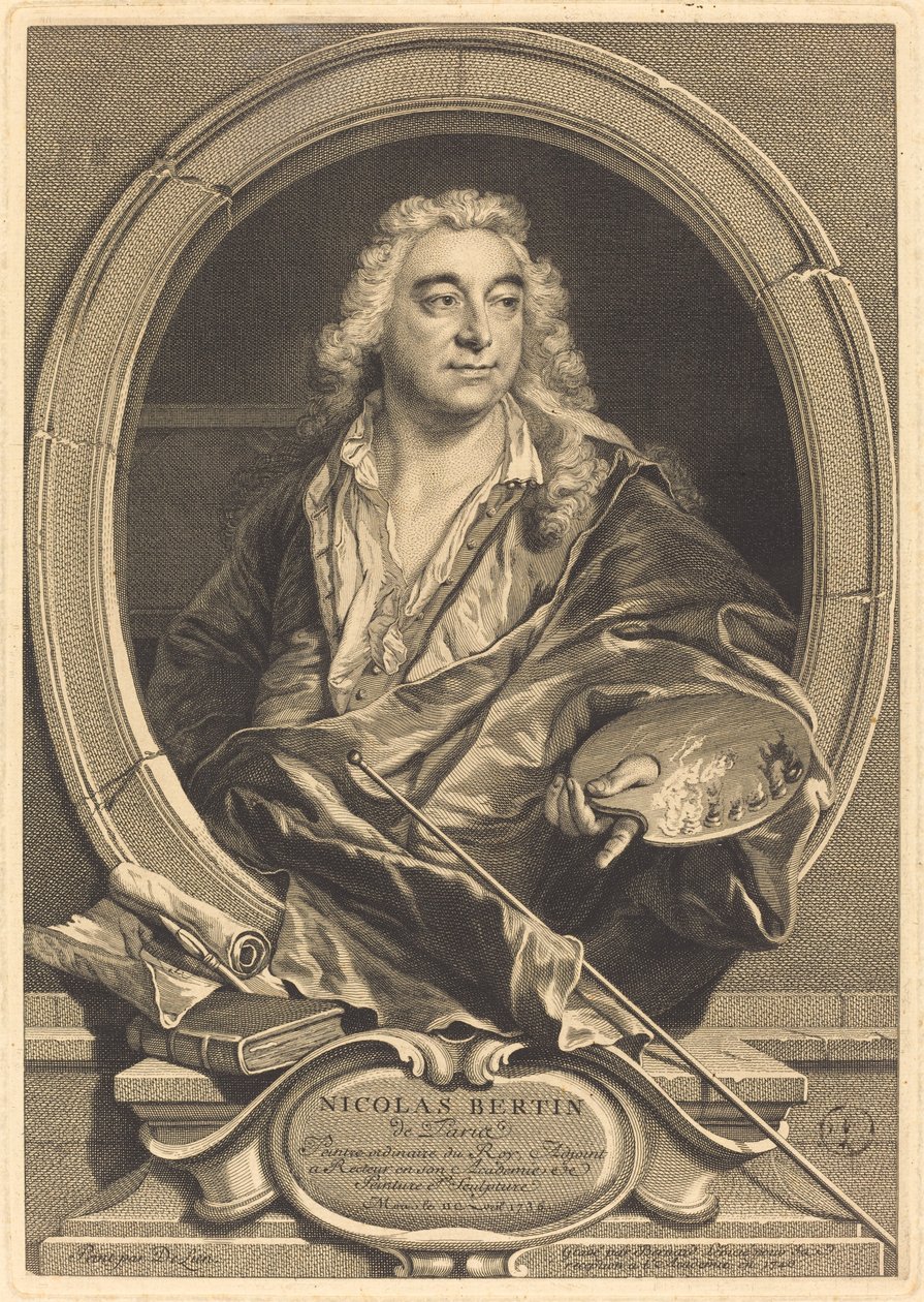 尼古拉斯-贝尔坦 作者 让·弗朗索瓦·德林 (Jean François Delyen) 之后的 Bernard Lépicié