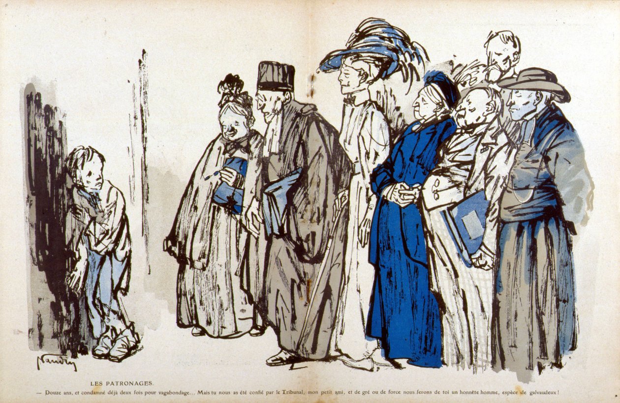 贫困儿童和慈善机构赞助 - 伯纳德·诺丁（Bernard Naudin，1876-1946 年）的《L
