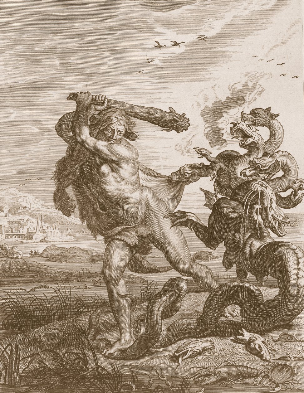 1731年，赫拉克勒斯战胜了Lernian Hydra 作者 伯纳德·皮卡特
