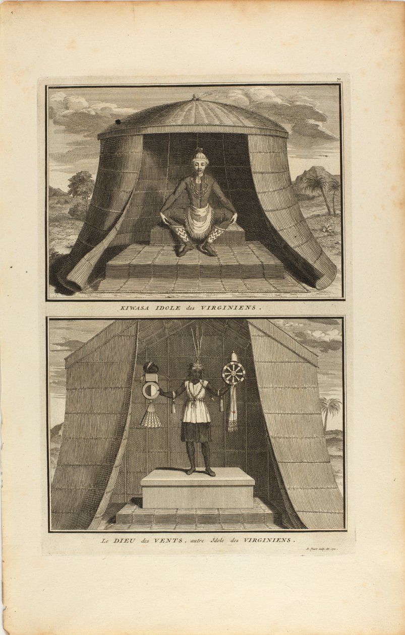 Kuvasa Idole Des Virginiens/Le Dieu Des Vents, Autre Jdote Des Virginiens 作者 伯纳德·皮卡特