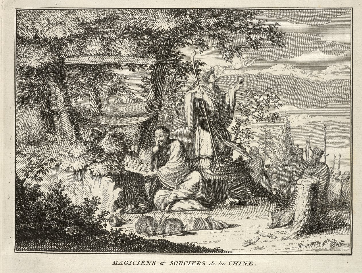 中国的魔术师和巫师，来自世界各国人民的仪式和宗教习俗，1736 作者 伯纳德·皮卡特