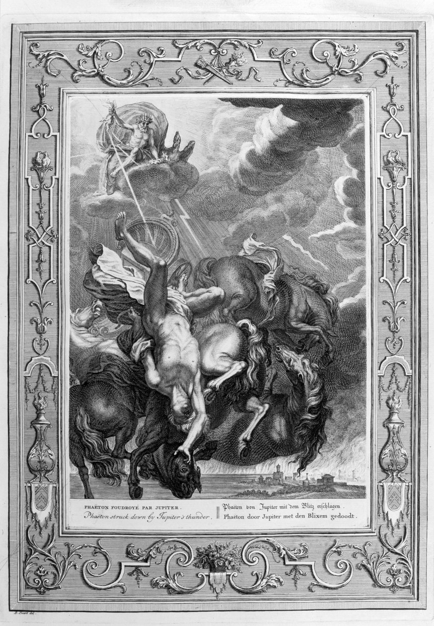 The Fall of Phaeton (engraving) 作者 伯纳德·皮卡特