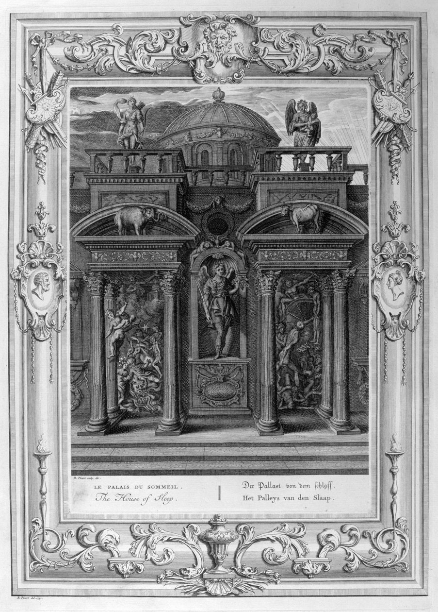 The House of sleep (engraving) 作者 伯纳德·皮卡特