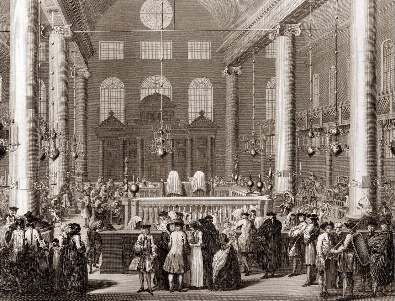 The Jewish feast of Purim or Cots Engraving from “” Illustration of ceremonies and religious customs of all the peoples of the world” by Bernard Picart (1723-1743) 1819 Private collection 作者 伯纳德·皮卡特