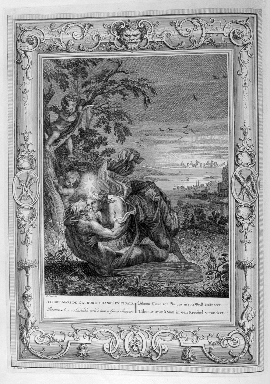 Titon and Aurora (engraving) 作者 伯纳德·皮卡特