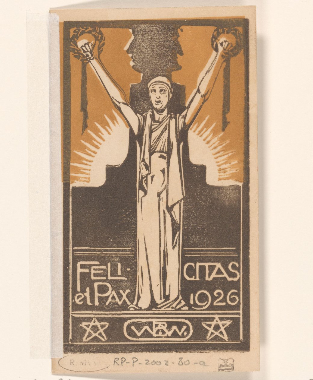 Felicitas et Pax 1926（原物上的标题） 作者 伯纳德·威廉·维林克