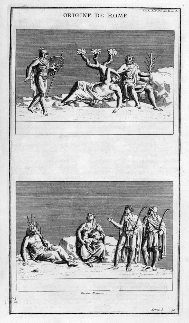 罗马的起源，1757年 作者 伯纳德·德·蒙福孔