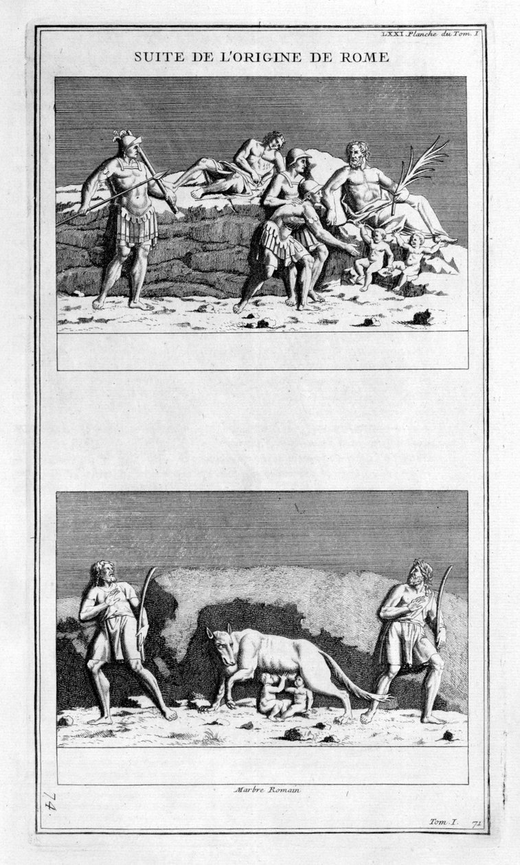 罗马的起源，1757年 作者 伯纳德·德·蒙福孔