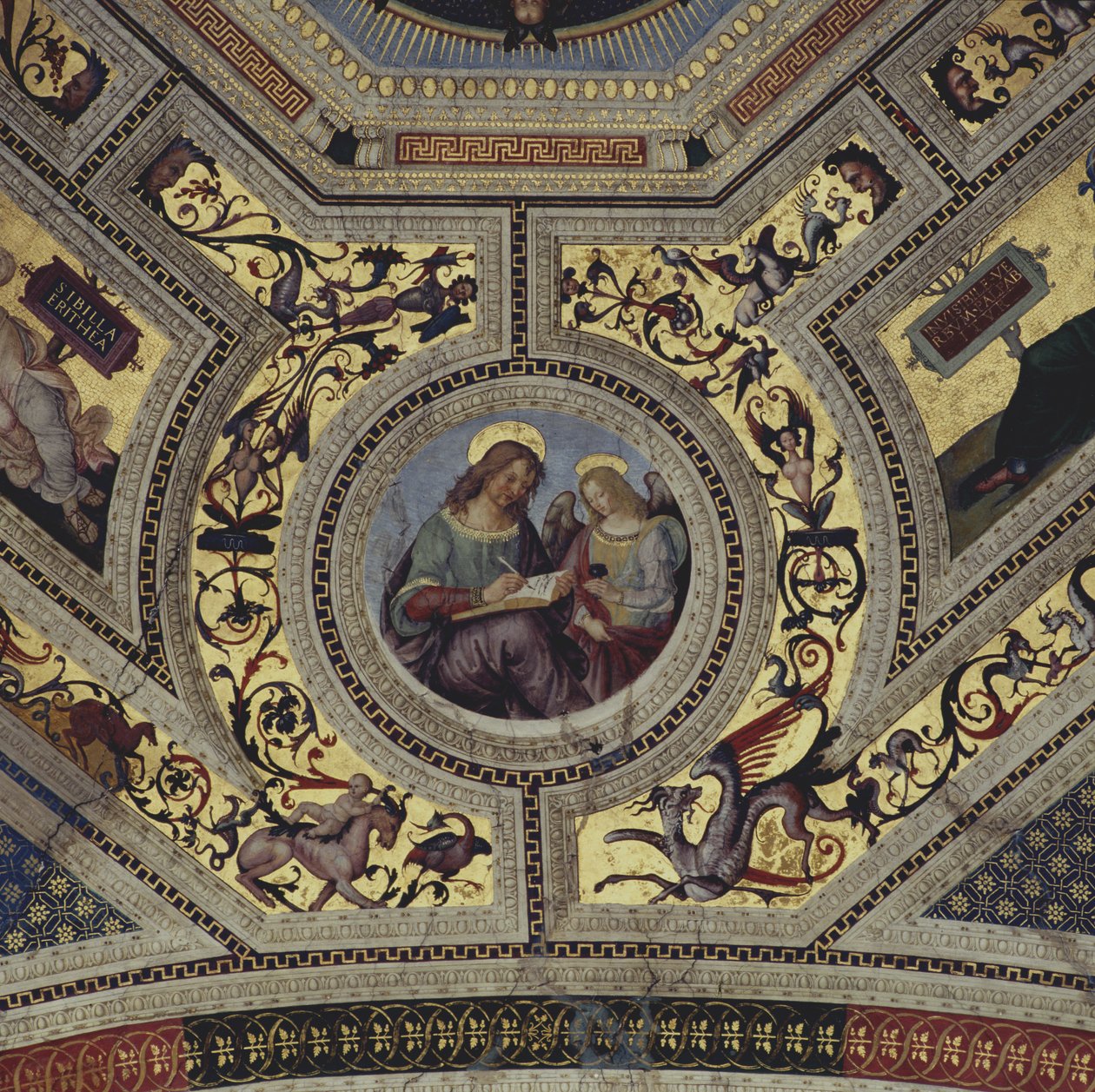 长老会的穹顶，Santa Maria del Popolo，罗马，c.1484-92 作者 贝纳迪诺·贝托·平图里基奥