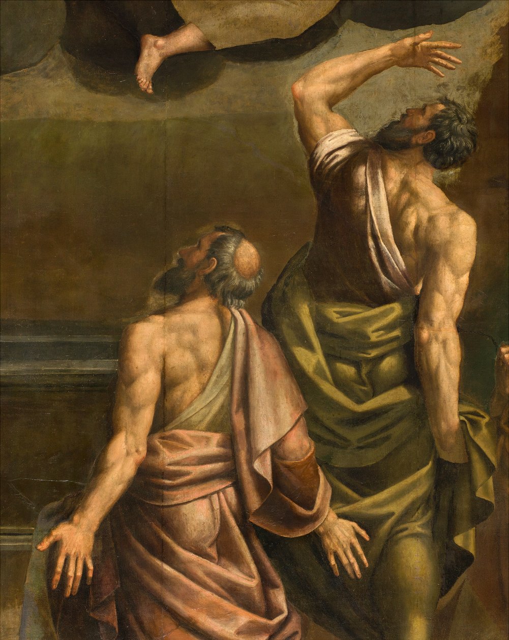 后殿，由 Bernardino Gatti 称为 Il Sojaro 的祭坛画，由 Giovanni Battista Trotti 完成，称为 IL Malosso，圣母升天 作者 贝尔纳迪诺·加蒂