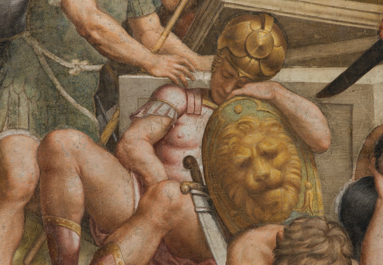 Counterfaccata, Bernardino Gatti, Resurrection 1529, 细节 作者 贝尔纳迪诺·加蒂