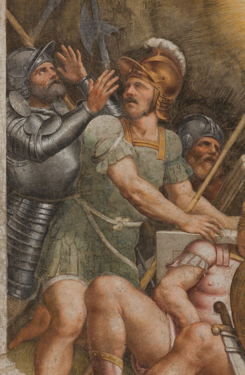 Counterfaccata, Bernardino Gatti, Resurrection 1529, 细节 作者 贝尔纳迪诺·加蒂