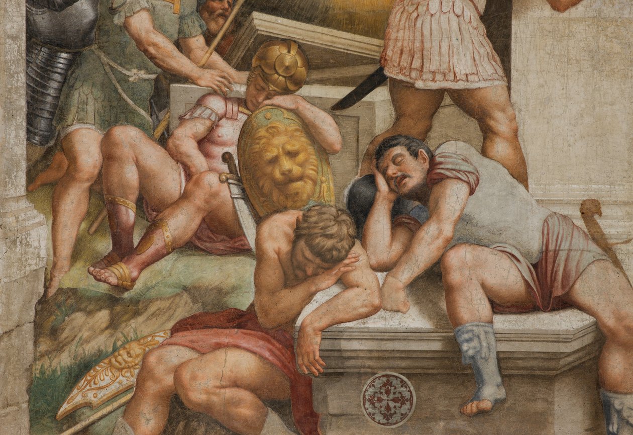 Counterfaccata, Bernardino Gatti, 复活 1529, 详细说明 作者 贝尔纳迪诺·加蒂