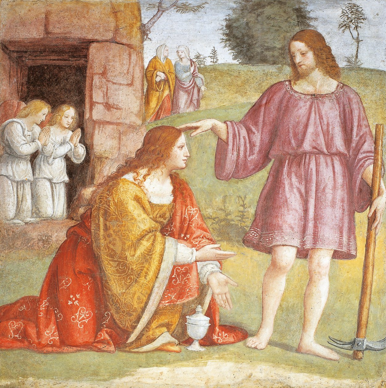 意大利, 米兰, Saint Maurice al Monastero Maggiore教堂, 基督复活向抹大拉的马利亚显现 作者 贝纳迪诺·路易尼