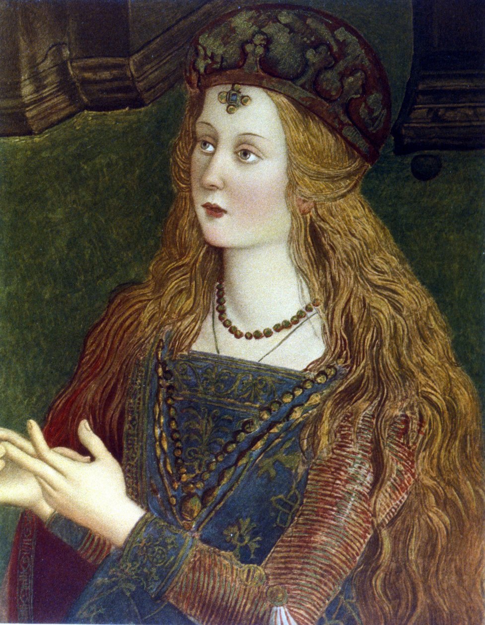 Lucretia Borgia的肖像 作者 贝纳迪诺·贝托·平图里基奥