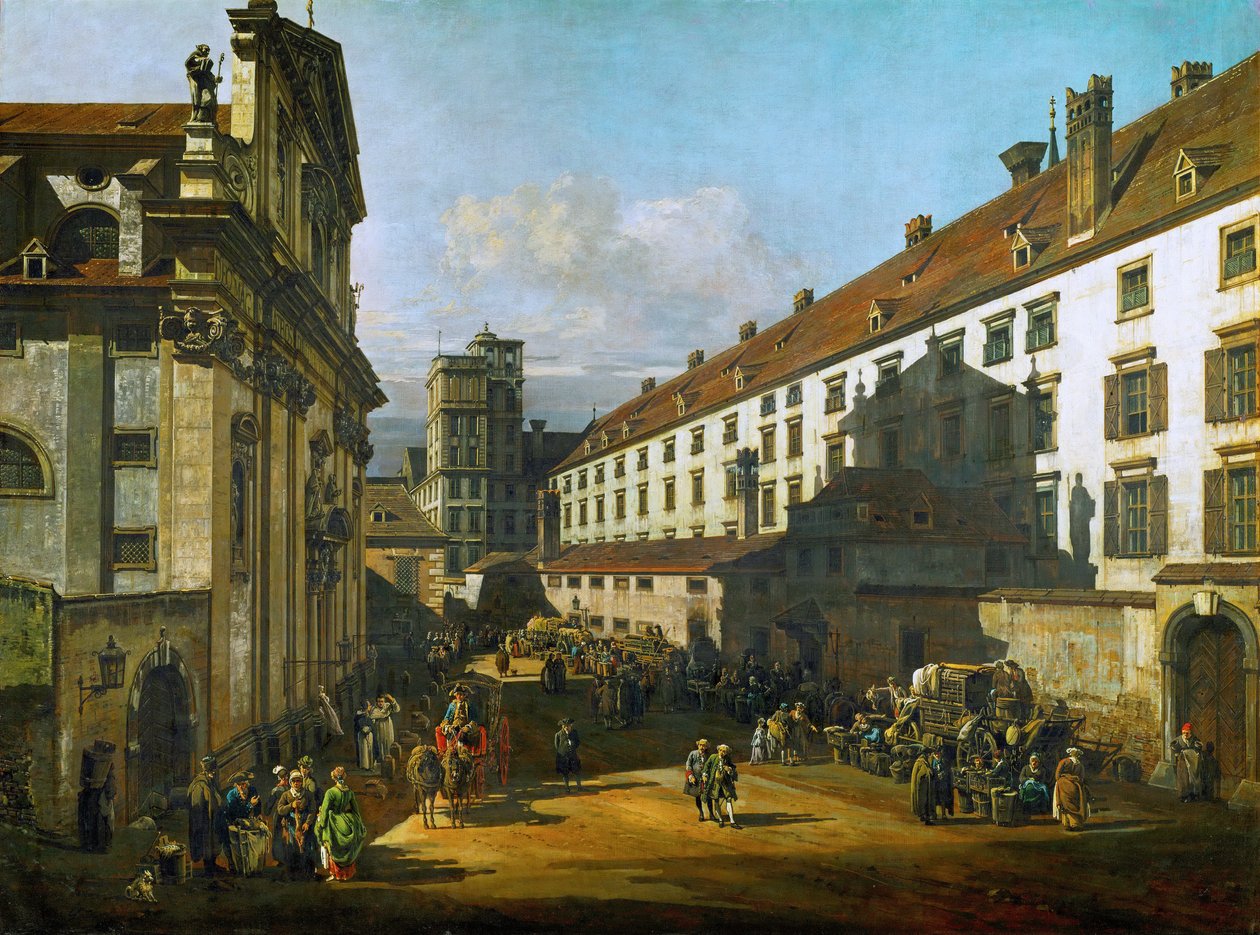维也纳的多米尼加教堂 作者 贝尔纳多·贝洛托（Canaletto）