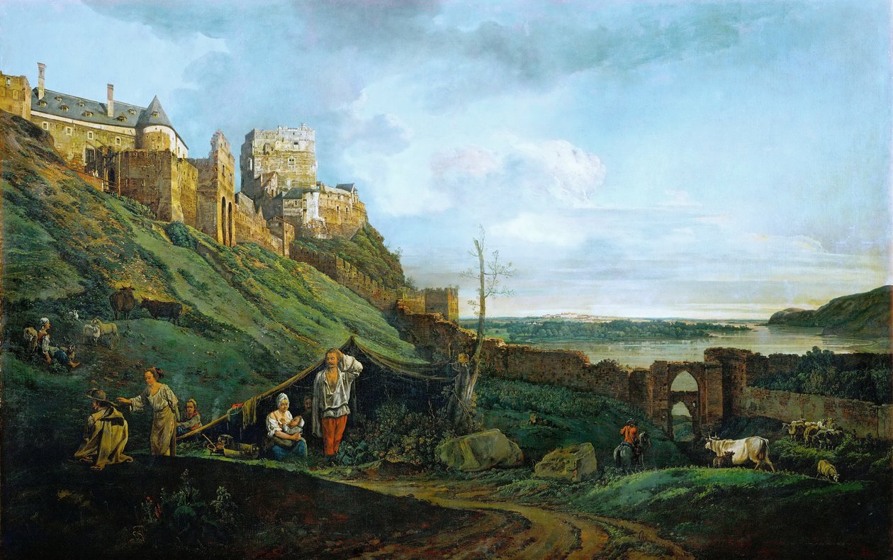 Theben an der March 作者 贝尔纳多·贝洛托（Canaletto）