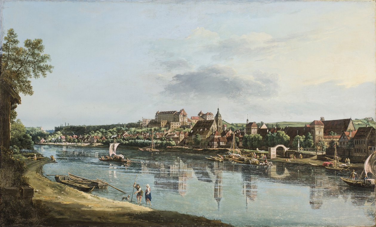 皮尔纳在厄尔巴岛，c.1756 作者 贝尔纳多·贝洛托（Canaletto）