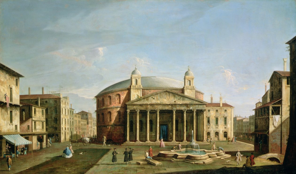 万神殿在罗马 作者 贝尔纳多·贝洛托（Canaletto）