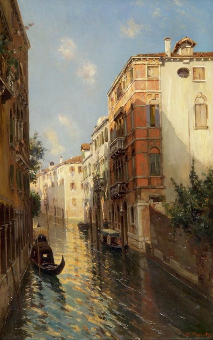 Venedign的水路 作者 伯纳多·海