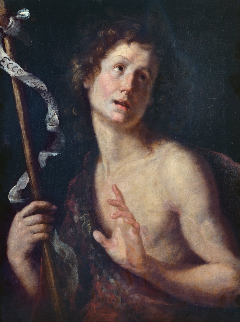 施洗者圣约翰 作者 贝尔纳多·斯特罗兹（Bernardo Strozzi）
