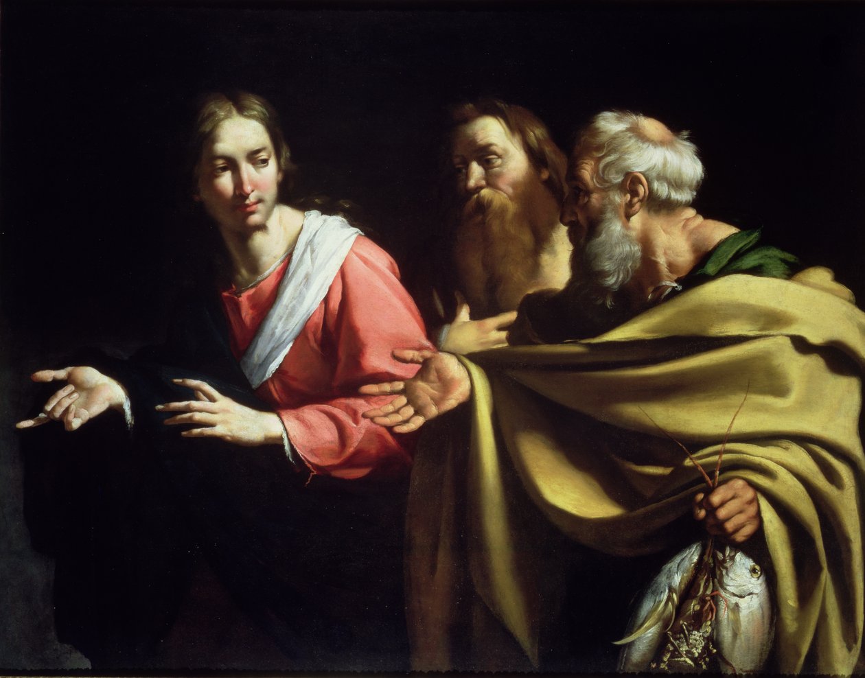 圣彼得和圣安德鲁的召唤 作者 贝尔纳多·斯特罗兹（Bernardo Strozzi）