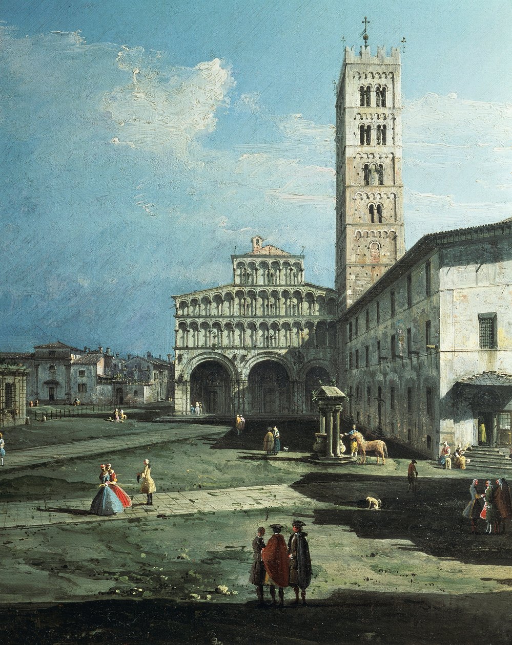 卢卡圣马蒂诺广场 作者 贝尔纳多·贝洛托（Canaletto）