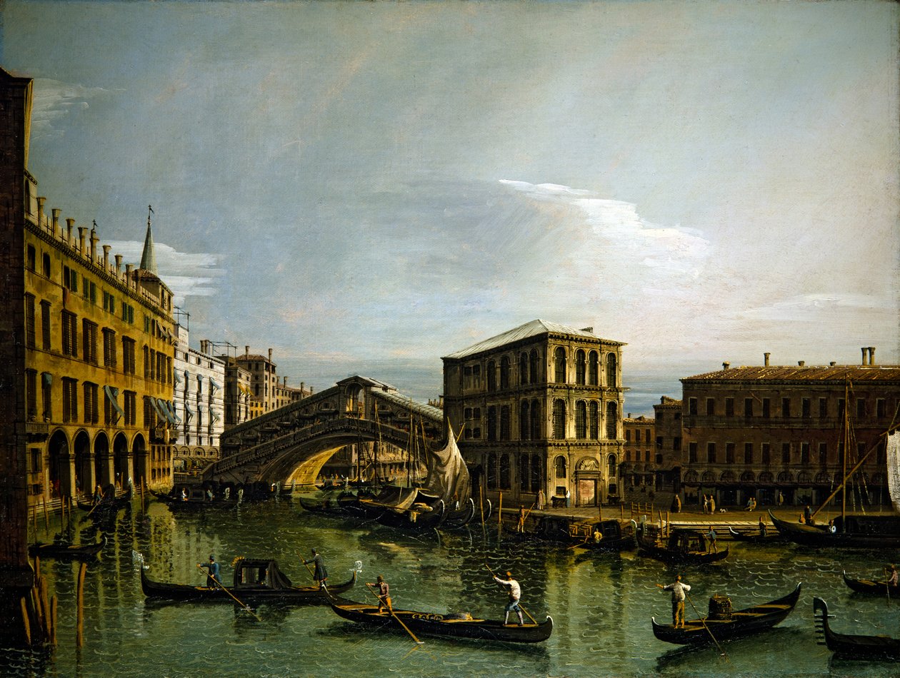 威尼斯大运河 作者 贝尔纳多·贝洛托（Canaletto）