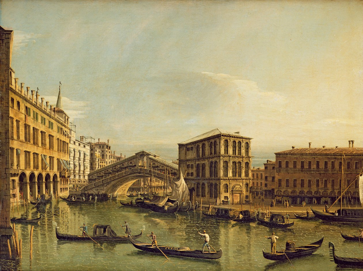 威尼斯大运河 作者 贝尔纳多·贝洛托（Canaletto）