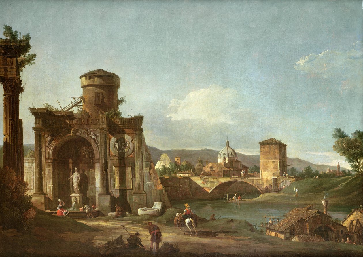 图片不明 作者 贝尔纳多·贝洛托（Canaletto）