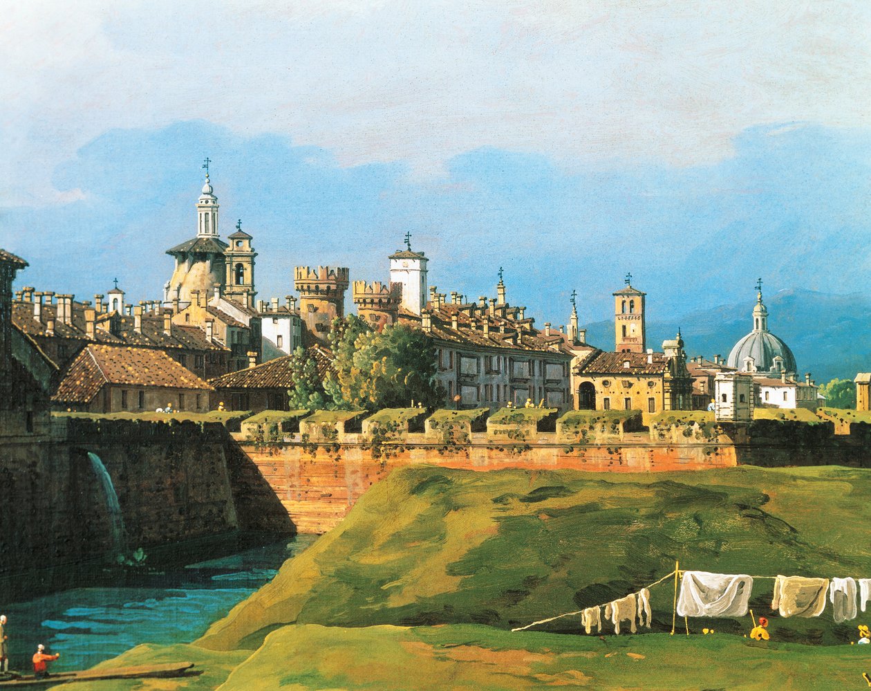 从皇家花园一侧俯瞰都灵 作者 贝尔纳多·贝洛托（Canaletto）