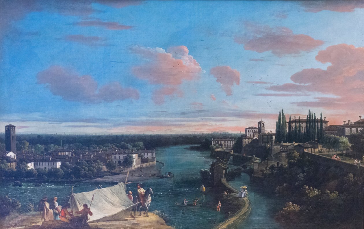 贝尔纳多-贝洛托的瓦普里奥-达达景观 作者 贝尔纳多·贝洛托（Canaletto）