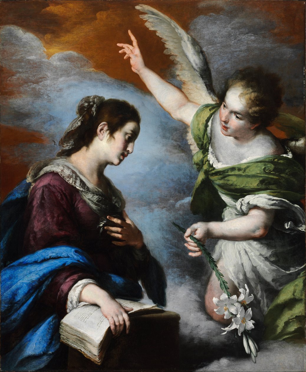 圣母领报 作者 贝尔纳多·斯特罗兹（Bernardo Strozzi）