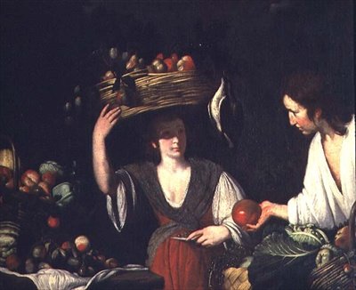 水果销售商 作者 贝尔纳多·斯特罗兹（Bernardo Strozzi）