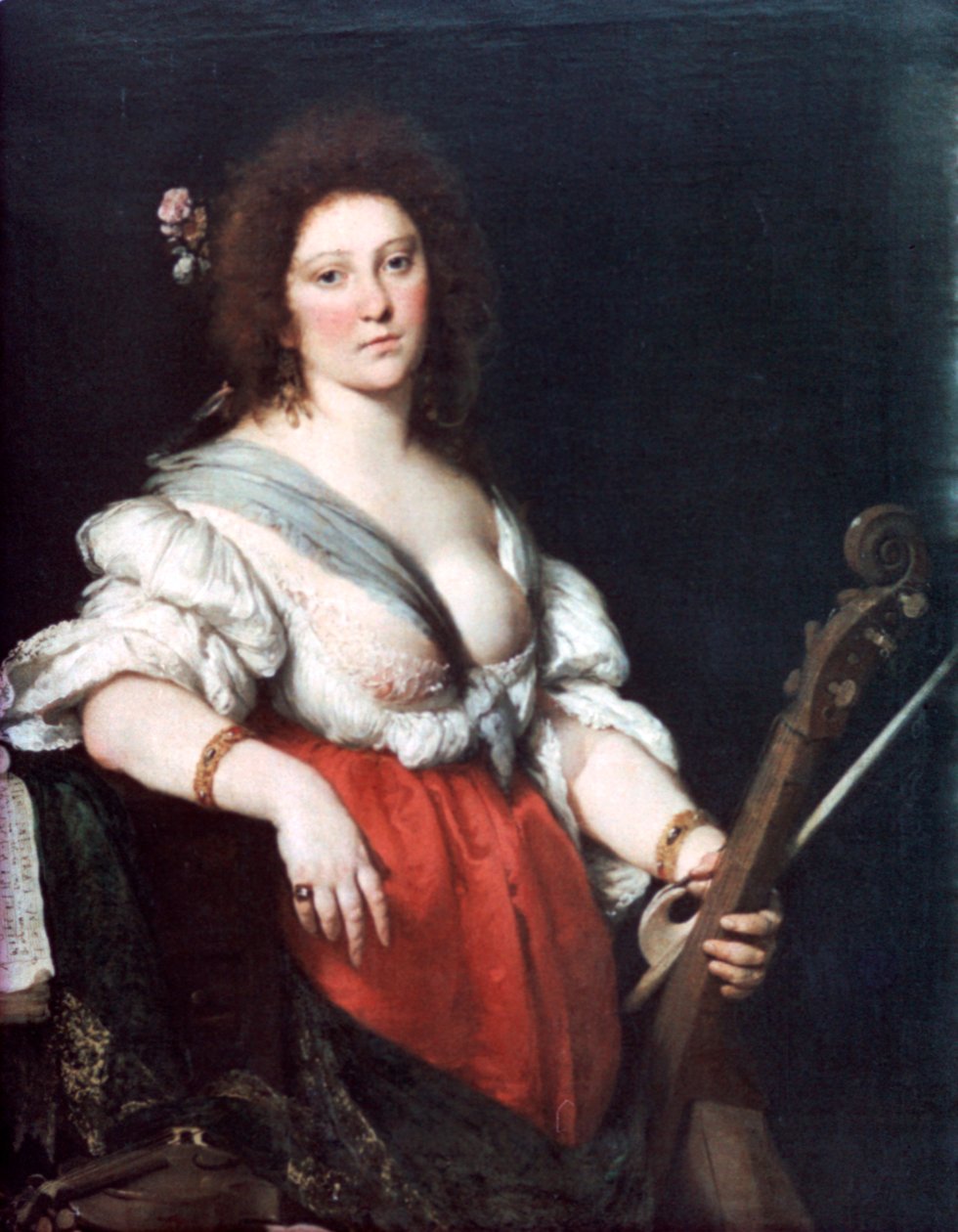 Gamba播放器，c1635 作者 贝尔纳多·斯特罗兹（Bernardo Strozzi）